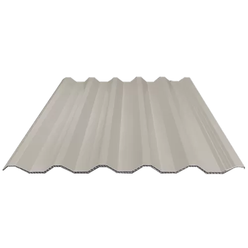 Gray Hollow PVC Synthetic Roof Tile
