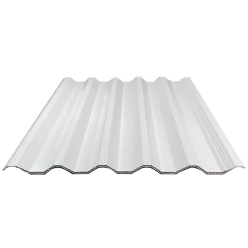 White Hollow PVC Synthetic Roof Tile