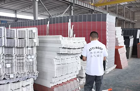Registro de producción de láminas para techos de Upvc