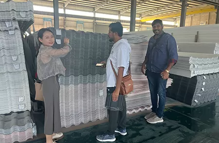 Visita del cliente a la fábrica