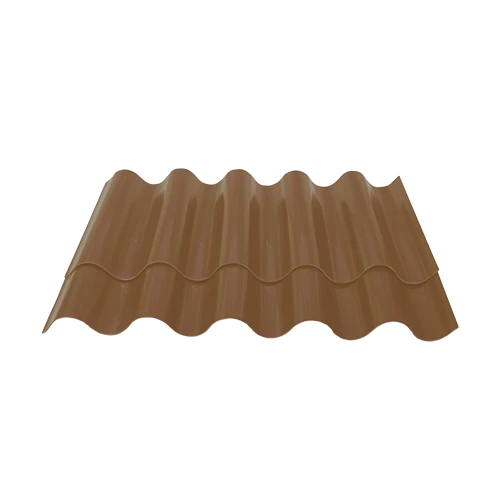 Brown Wave UPVC Roof Sheet